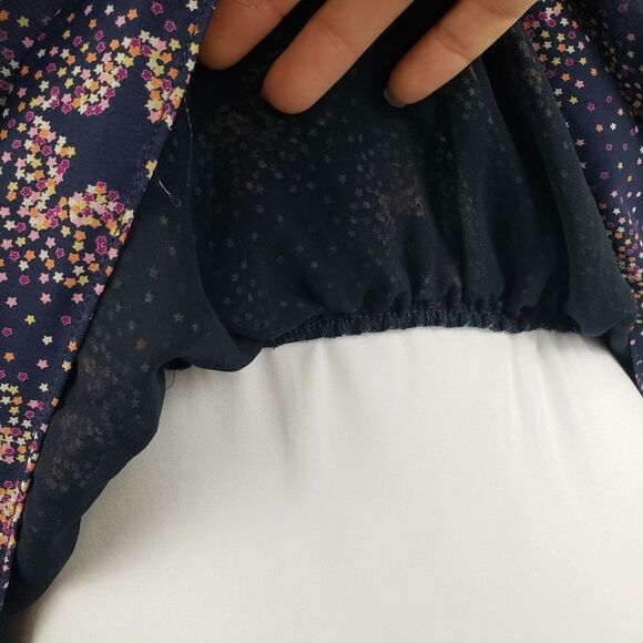 3/$25 Miss Me tank small faux wrap gathered waist - Picture 6 of 7